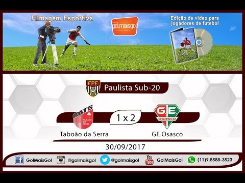 Taboão da Serra 1x2 GE Osasco - 30/09/2017 -  Paulista Sub-20