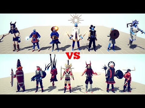 Evil Team vs Team of Wizards - Totally Accurate Battle Simulator TABS