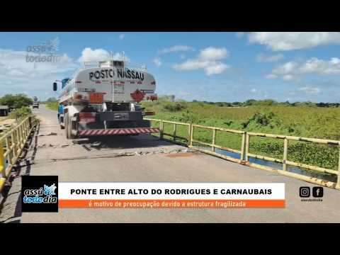Ponte entre Alto do Rodrigues e Carnaubais é motivo de preocupação