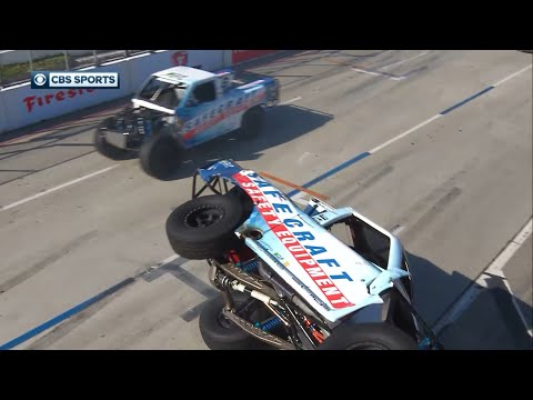 Long Beach Final Lap - HUGE CRASH!