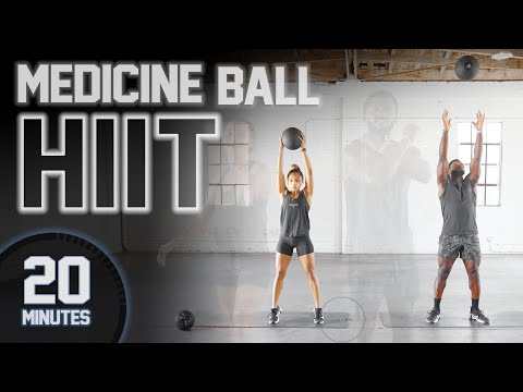 20 Minute FULL BODY Medicine Ball HIIT Workout