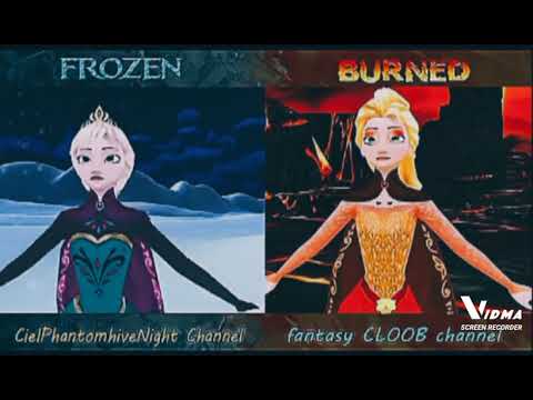 let it golw  burned vs frozen
