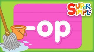 Learn How To Read Words In The op Word Family | ABCs for Kids