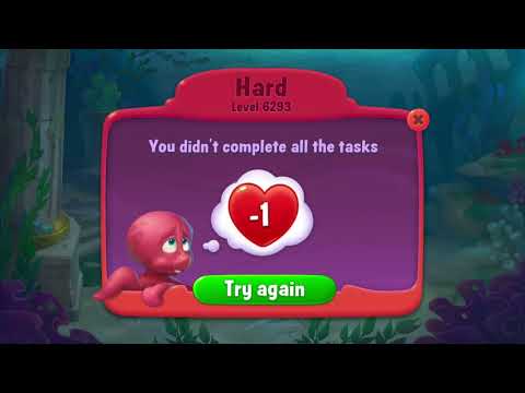 [FISHDOM Walkthrough] Level 6293 Hard (Qua màn - Fishdom)