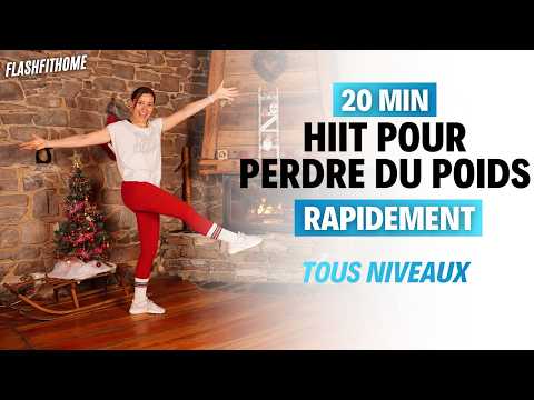 20 Min - HIIT pour PERDRE DU POIDS rapidement À LA MAISON - Marine BIREN - FlashFitHome