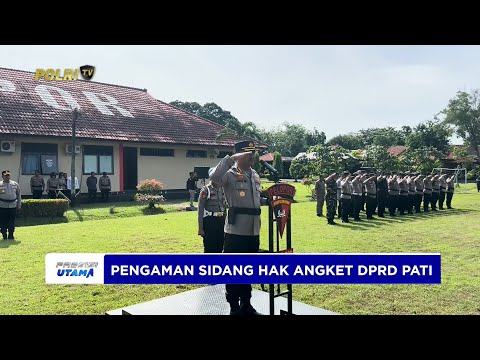 POLRES PATI DAN TIM GABUNGAN SIAP AMANKAN SIDANG PARIPURNA PANSUS HAK ANGKET DPRD