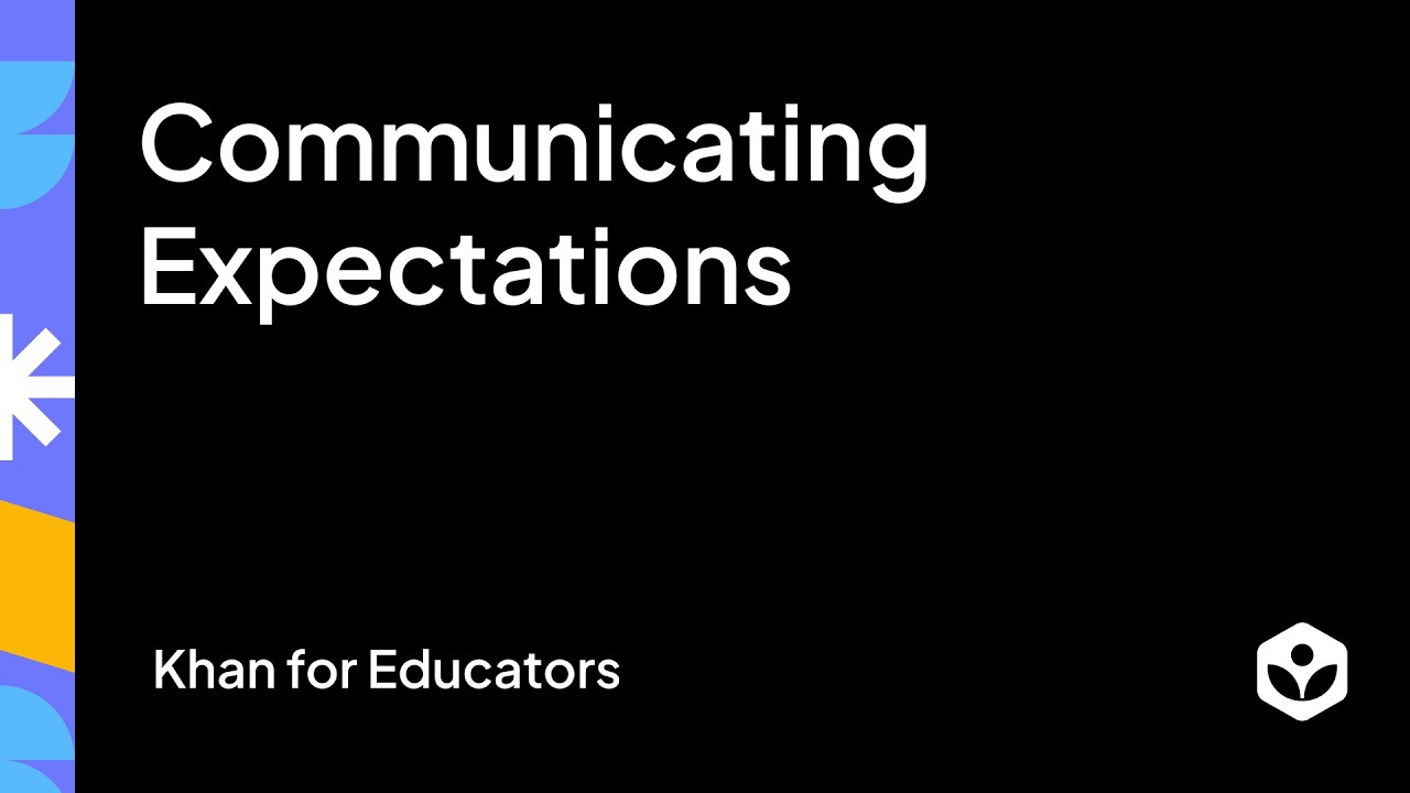 Communicating Expectations