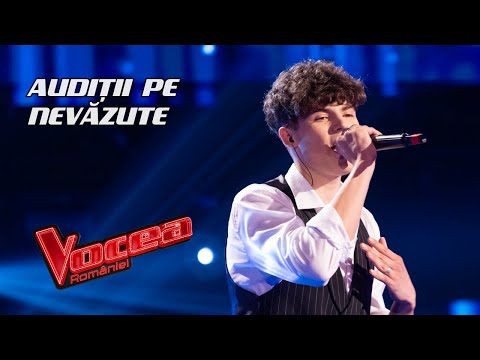Valentin Carp | "The way you make me feel" | Audiții pe Nevăzute | Vocea României | Sezonul 12