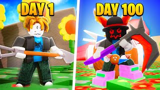 I Survived 100 Days as a Red Hive in Bee Swarm Simulator