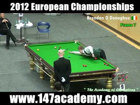 2012 European Snooker Championships   Frame 7 Brendan O Donoghue Vs Helgason