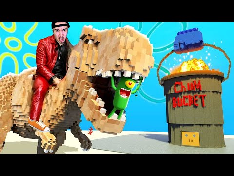 DINOSAUROM UNIŠTAVAM PLANKTONOV RESTORAN