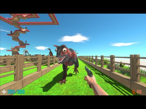 FPS Avatar with all weapons to To save his wife and son - Animal Revolt Battle Simulator