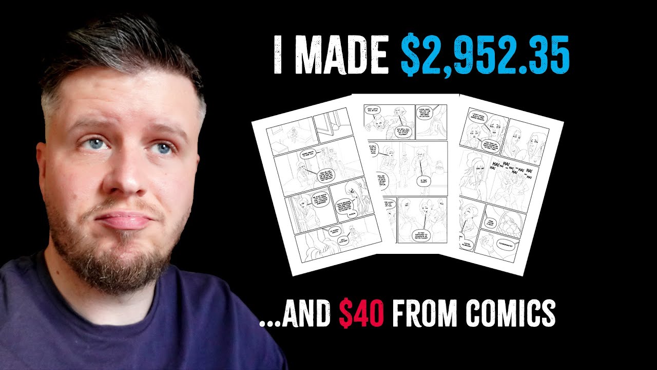 How much money I made in 2024 as a comic creator