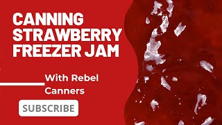 Strawberry freezer jam