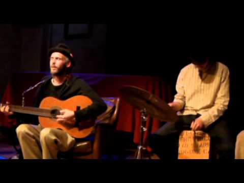 west cork song (acoustic) by aidan & the italian weather ladies, live @ cellule, bruxelles