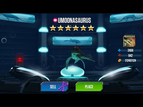 UMOONASAURUS MAX LEVEL 40 JURASSIC WORLD 2018