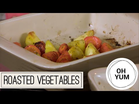 Professional Baker Teaches You How To Make ROASTED VEGETABLES!