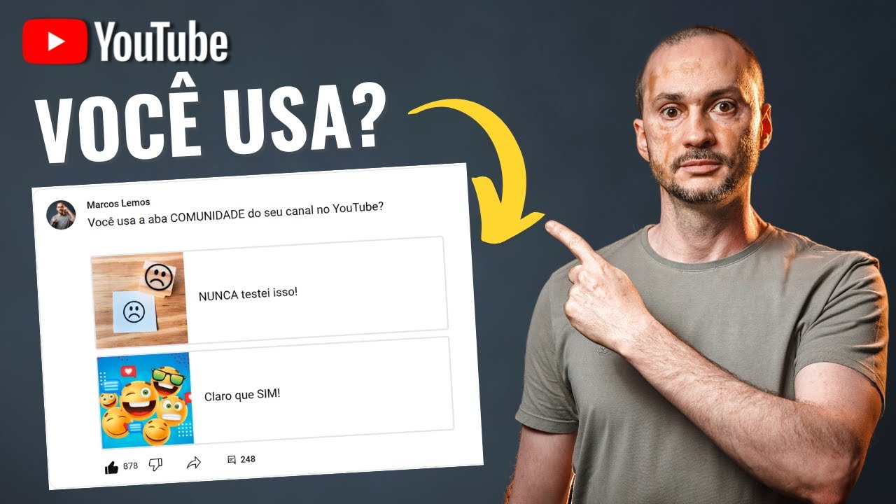 Estratégias p/ Crescer Canal postando na Aba Comunidade do YouTube