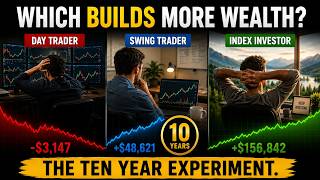 Day Trader vs Swing Trader vs Index Investor: Which Builds More Wealth? The Ten Year Experiment.