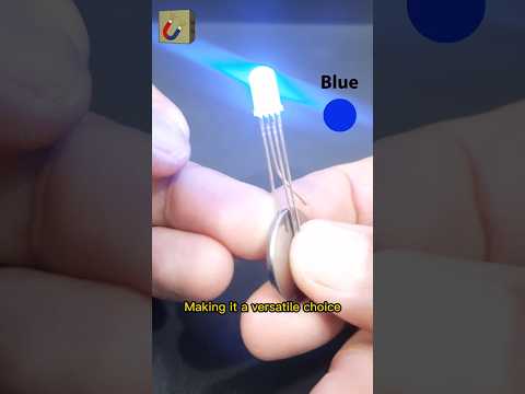 RGB LED Magic How Colors Are Created! Experiment with RGB LEDs Energy Tricks #shorts