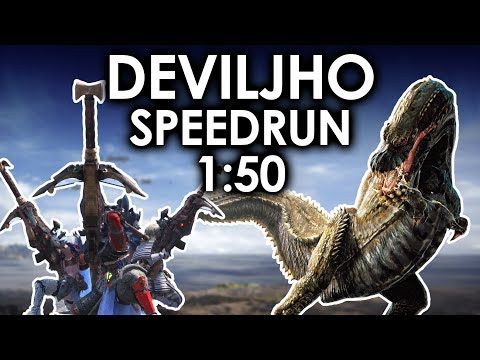 MHWorld | How to kill Deviljho in 1:50