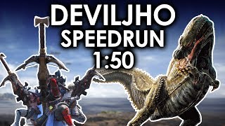 MHWorld | How to kill Deviljho in 1:50