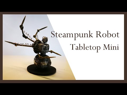 Miniature Robot for Tabletop RPG | Steampunk Tabletop Mini