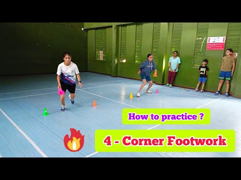4 - Corner Footwork | Badminton Training | Tips And Tricks