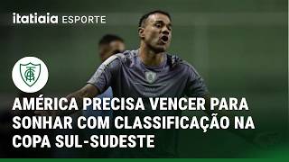 AMÉRICA PRECISA VENCER CHAPECOENSE NA COPA SUL-SUDESTE PARA SONHAR COM CLASSIFICAÇÃO