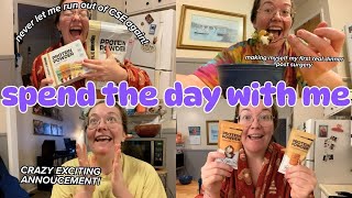 Vlog #378| Spend the day with me! My first day post stitches removal. ALSO exciting announcement!