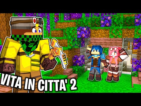 HO COSTRUITO IL MAGAZZINO PER STEF E PHERE - VITA IN CITTÀ 2 - Minecraft #32