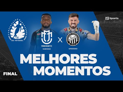 MELHORES MOMENTOS: MARINGÁ 2 X 2 OPERÁRIO | FINAL IDA | CAMPEONATO PARANAENSE 2025 | NSPORTS
