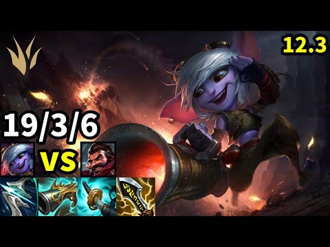 Tristana Jungle vs Graves - KR Master | Patch 12.3