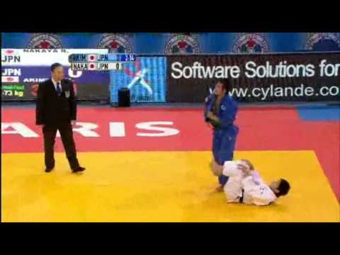 JUDO 2011 World Championships: Hiroyuki Akimoto (JPN) - Riki Nakaya (JPN)