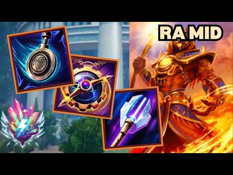 MY RA IS CLEAN!! - Ra Mid Deity Smite 2 Gameplay