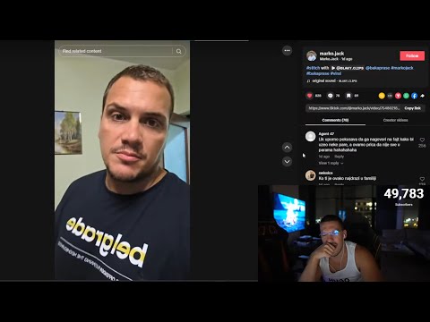 Baka Prase i Marko Jack BOX MEČ – TikTok REAKCIJE!