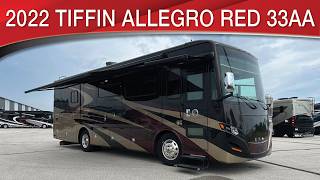 A preview image of the linked video showcasing 2022 Tiffin Allegro Red 33AA