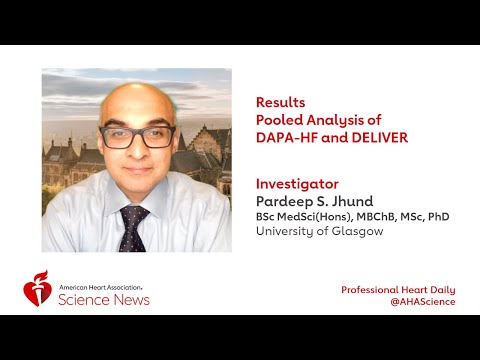 Pooled Analysis DAPA HF and DELIVER - Pardeep S. Jhund, MBChB, MSc, PhD