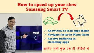 How to speed up performance of slow Samsung Smart TV | How to fix buffering in the Samsung Smart TV