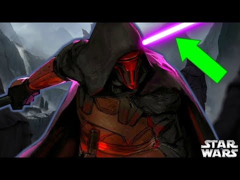 Why Darth Revan Used a PURPLE LIGHTSABER - Star Wars Explained