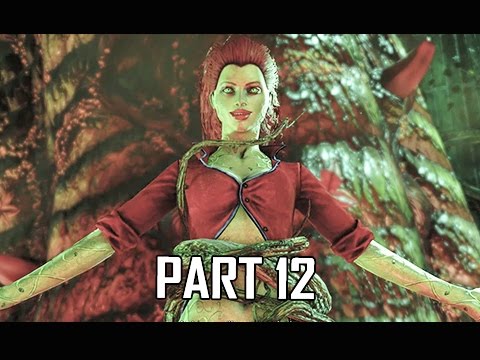 Batman Arkham Asylum Walkthrough Part 12 - Boss Poison Ivy (Return to Arkham Remaster Gameplay)