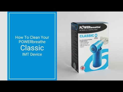 How To Clean Your POWERbreathe Classic IMT Device