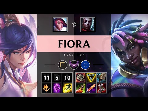 Fiora Top vs Ekko: Rampage - EUW Master Patch 14.21