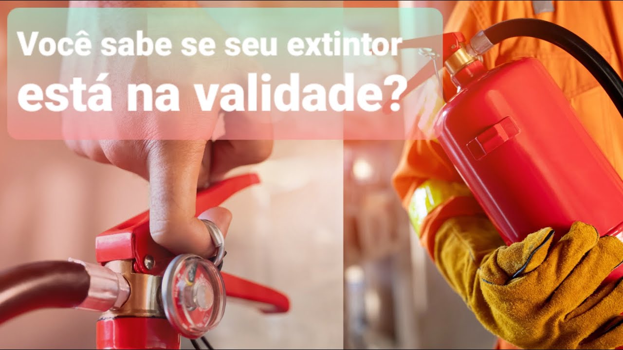 Extintor - Você sabe se seu extintor esta na validade ?