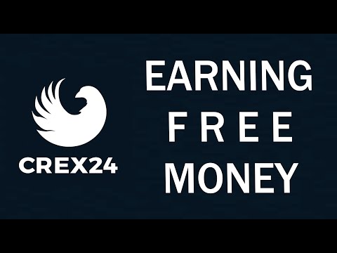 EARNING FREE CRYPTOCURRENCY 2021. CREX 24. CRYPTOCURRENCY. EXCHANGE