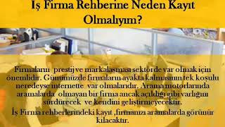 İş Firma Rehberine Neden Kayıt Olmalıyım?