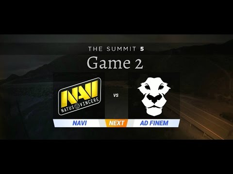 Navi vs Ad Finem Игра 2 (bo3) MUST SEE! | The Summit 5 (2016) @Casperrr SLTV [15.07.2016]