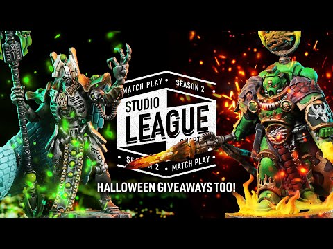 Studio League Season 2 - Game 5 - Necrons vs Salamanders- Halloween Special!