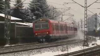 preview picture of video 'Nürnberg-Rednitzhembach (103 245, S-Bahn, BR151 und BR152)'