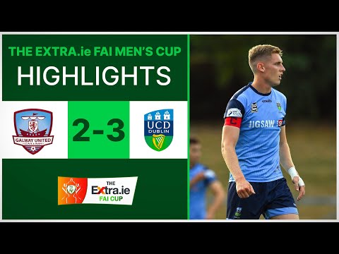 2022 Extra.ie FAI Men's Cup Second Round: Galway United 2-3 UCD